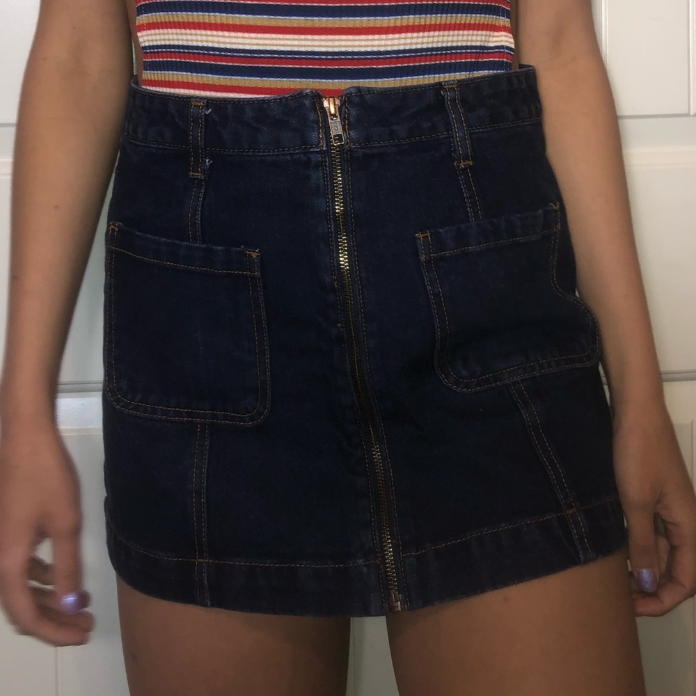 Denim skirt